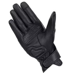 Kožne motociklističke rukavice Rebelhorn Thug II, crne L-3