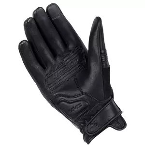 Dámske kožené rukavice na motorku Rebelhorn Thug II Lady black DXS-3