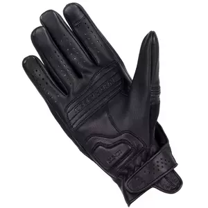 Rebelhorn Thug II перфорирани кожени ръкавици за мотоциклет черни S-3