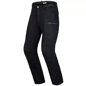 Pantaloni da moto in denim nero lavato Rebelhorn Urban III W42L32-1
