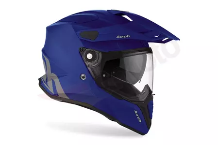 Airoh Commander Blue Matt S Motorrad Enduro Helm-2