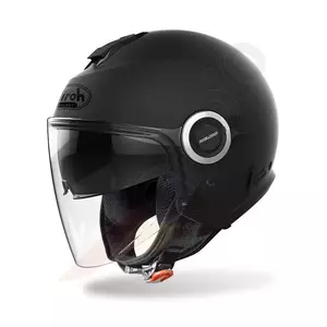 Motocyklová přilba Airoh Helios Black Matt XL s otevřeným obličejem