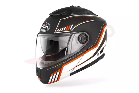 Airoh Phantom S Beat Naranja Mate XL casco de moto mandíbula-1