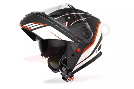 Airoh Phantom S Beat Naranja Mate XL casco de moto mandíbula-2