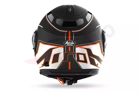 Airoh Phantom S Beat Naranja Mate XL casco de moto mandíbula-3