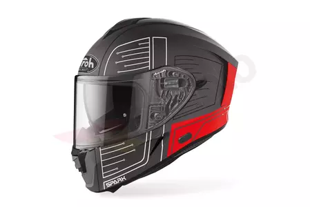 Airoh Spark Circuit Red Matt S motociklistička kaciga koja pokriva cijelo lice-1