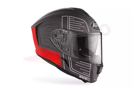 Airoh Spark Circuit Red Matt S motociklistička kaciga koja pokriva cijelo lice-2