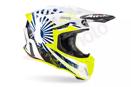 Kask motocyklowy enduro Airoh Twist 2.0 Katana Yellow Gloss L-2
