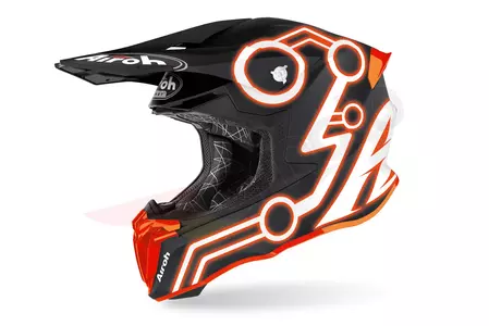 Kask motocyklowy enduro Airoh Twist 2.0 Neon Orange Matt M - TW2-N32-M