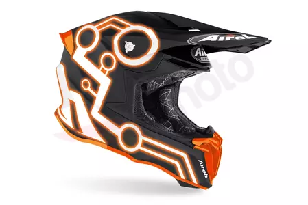 Kask motocyklowy enduro Airoh Twist 2.0 Neon Orange Matt M-2