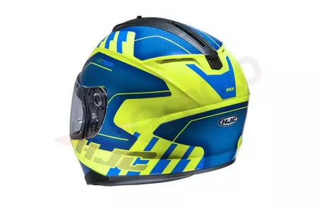 HJC C70 KORO BLUE/FLO YELLOW L motociklistička kaciga koja pokriva cijelo lice-3