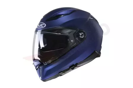 Kask motocyklowy integralny HJC F70 SEMI FLAT METALLIC BLUE M-1