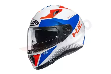HJC I70 TAS WHITE/BLUE/RED cască de motocicletă integrală S - I70-TAS-MC26H-S