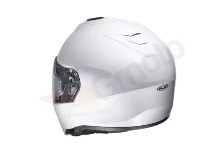 HJC I90 PEARL WHITE 3XL casco moto jaw-3