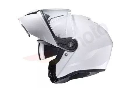HJC I90 PEARL WHITE 3XL casco moto mandíbula-4