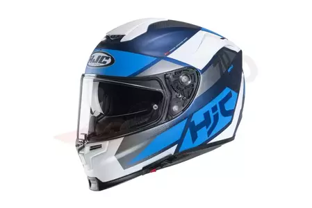 Motociklistička kaciga koja pokriva cijelo lice HJC R-PHA-70 DEBBY WHITE/BLUE/GREY L-1