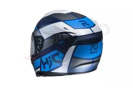Motociklistička kaciga koja pokriva cijelo lice HJC R-PHA-70 DEBBY WHITE/BLUE/GREY L-3