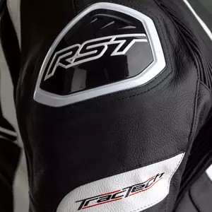 Traje de moto RST Tractech Evo 4 CE cuero negro/blanco XL-3