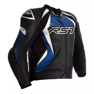 RST Tractech Evo 4 CE motorcykeljacka i läder svart/blå S-1