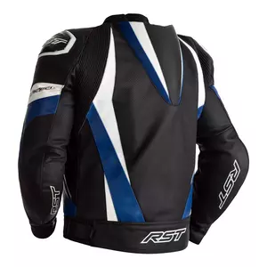 RST Tractech Evo 4 CE giacca da moto in pelle nera/blu S-2