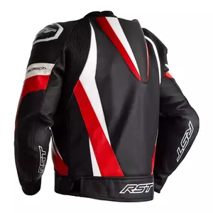 RST Tractech Evo 4 CE giacca da moto in pelle nera/rossa S-2
