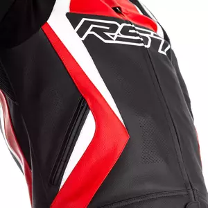 RST Tractech Evo 4 CE kožená bunda na motorku černá/červená S-3