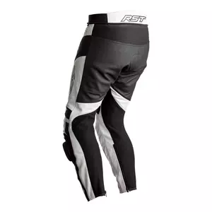 Pantalones de moto RST Tractech Evo 4 CE de cuero blanco/negro M-2