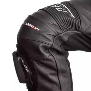 RST Tractech Evo 4 CE pantaloni de motocicletă din piele neagră/albă XS-4