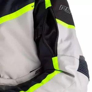 Casaco têxtil para motociclos RST Maverick CE azul/prata/neon S-5