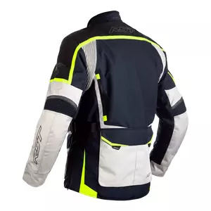 RST Maverick CE kék/ezüst/neon M textil motorkerékpár kabát-2