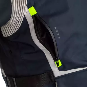 RST Maverick CE kék/ezüst/neon M textil motorkerékpár kabát-4