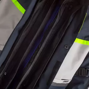 Chaqueta de moto textil RST Maverick CE azul/plata/neón M-8