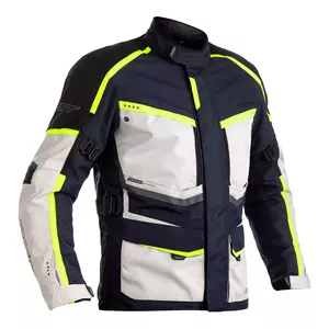 Jachetă pentru motociclete RST Maverick CE albastru/argintiu/neon 4XL din material textil-1