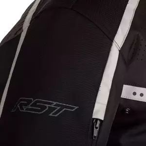 Chaqueta de moto textil RST Maverick CE negro/gris/plata 3XL-3