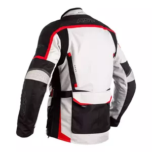 RST Maverick CE srebrna/crna/crvena 4XL tekstilna motociklistička jakna-2