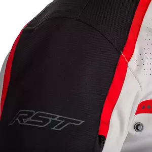 RST Maverick CE srebrna/crna/crvena 4XL tekstilna motociklistička jakna-3