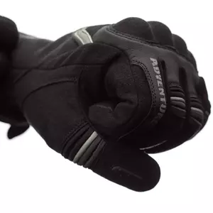 RST Adventure X CE μαύρα δερμάτινα γάντια μοτοσικλέτας S-5