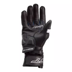 RST Pilot черни/сини/бели кожени ръкавици за мотоциклет M-2