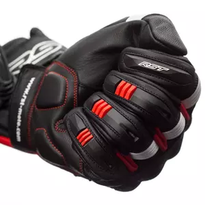 RST Pilot crno/crveno/bijele L kožne motociklističke rukavice-5