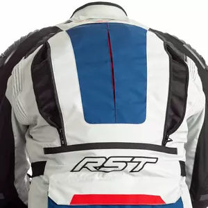 RST Pro Series Adventure X CE ice/blue/red/black textilná bunda na motorku M-4