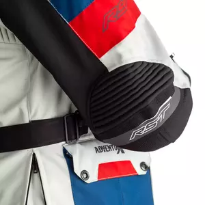 RST Pro Series Adventure X CE ice/albastru/roșu/negru jachetă de motocicletă din material textil M-7