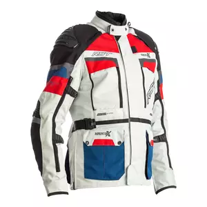 RST Pro Series Adventure X CE ghiaccio/blu/rosso/nero giacca da moto in tessuto L - 102409-BLU-44