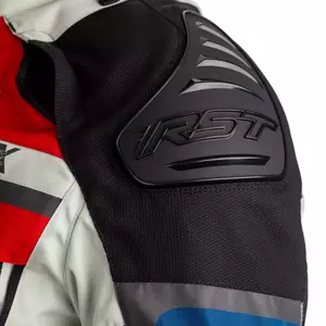 RST Pro Series Adventure X CE ghiaccio/blu/rosso/nero giacca da moto in tessuto L-6