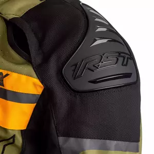 "RST Pro Series Adventure X CE" žalia/juoda XL tekstilinė motociklininko striukė-9