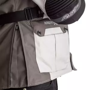 RST Pro Series Adventure X CE siva/srebrna S tekstilna motociklistička jakna-11