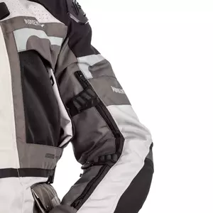 RST Pro Series Adventure X CE сиво/сребърно S текстилно яке за мотоциклет-7