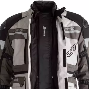 RST Pro Series Adventure X CE šedá/strieborná L textilná bunda na motorku-3