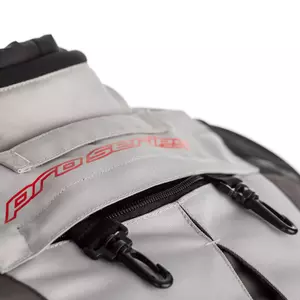 RST Pro Series Adventure X CE šedá/strieborná L textilná bunda na motorku-5