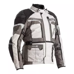 RST Pro Series Adventure X CE šedá/strieborná XXL textilná bunda na motorku-1