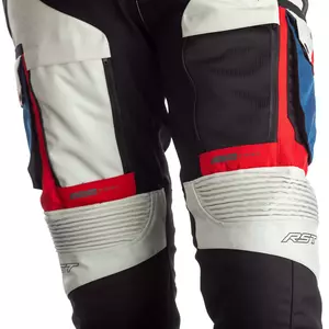 RST Pro Series Adventure X CE ice/blue/red/black textilní kalhoty na motorku M-4